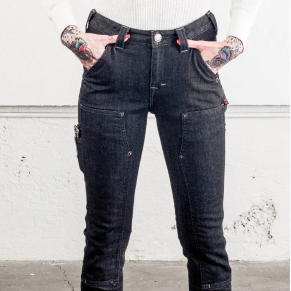 28'' Dovetail Maven Slim Heathered Black Denim
